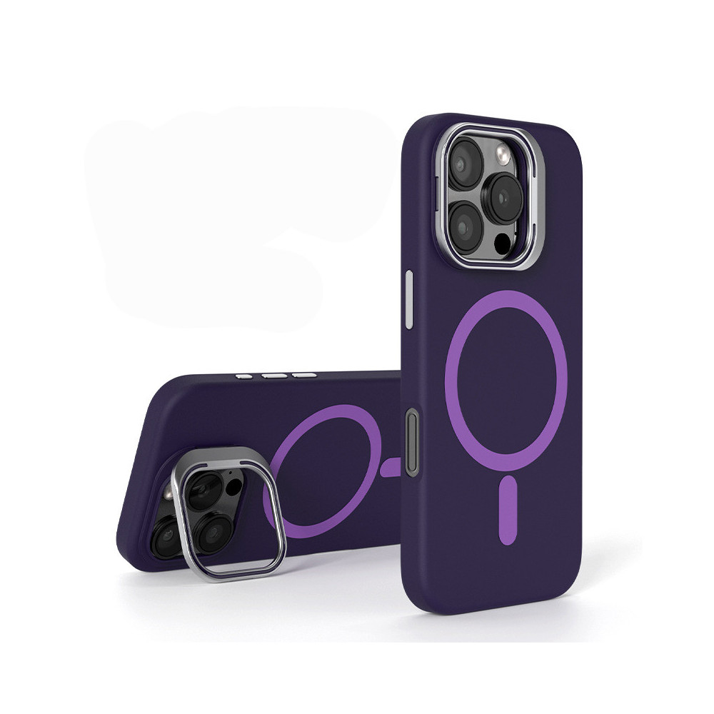MagSafe Case with invisible lens holder  - iPhone 14Pro Max - Dark Purple