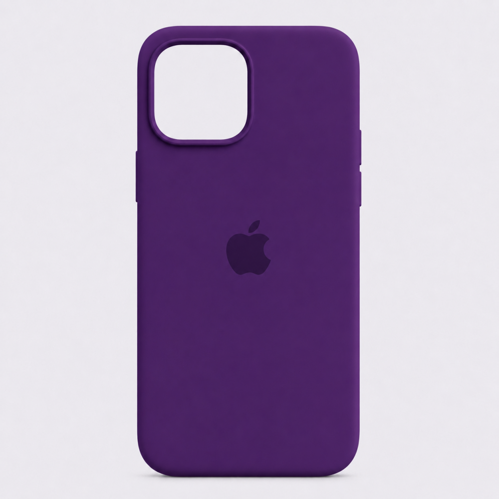 Funda de silicona iPhone 13 Dark Purple