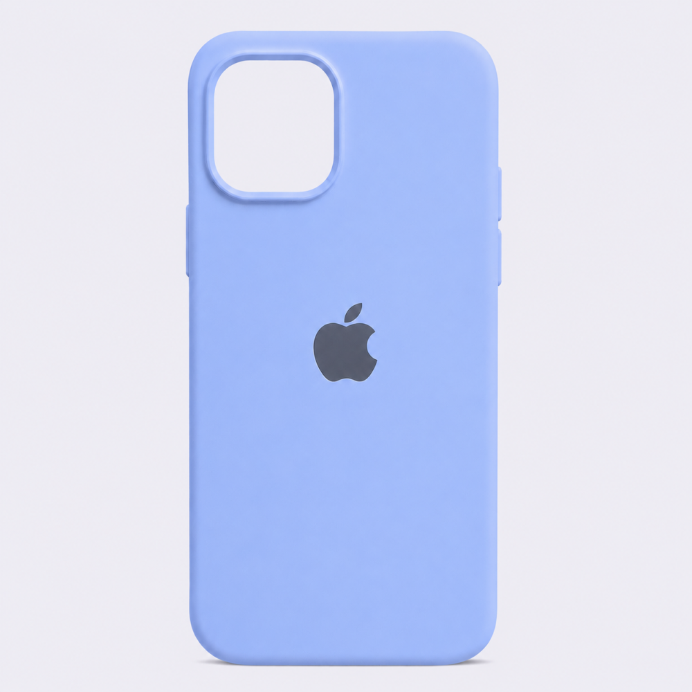 Funda Silicone Case iPhone 15 Pro Max Celeste