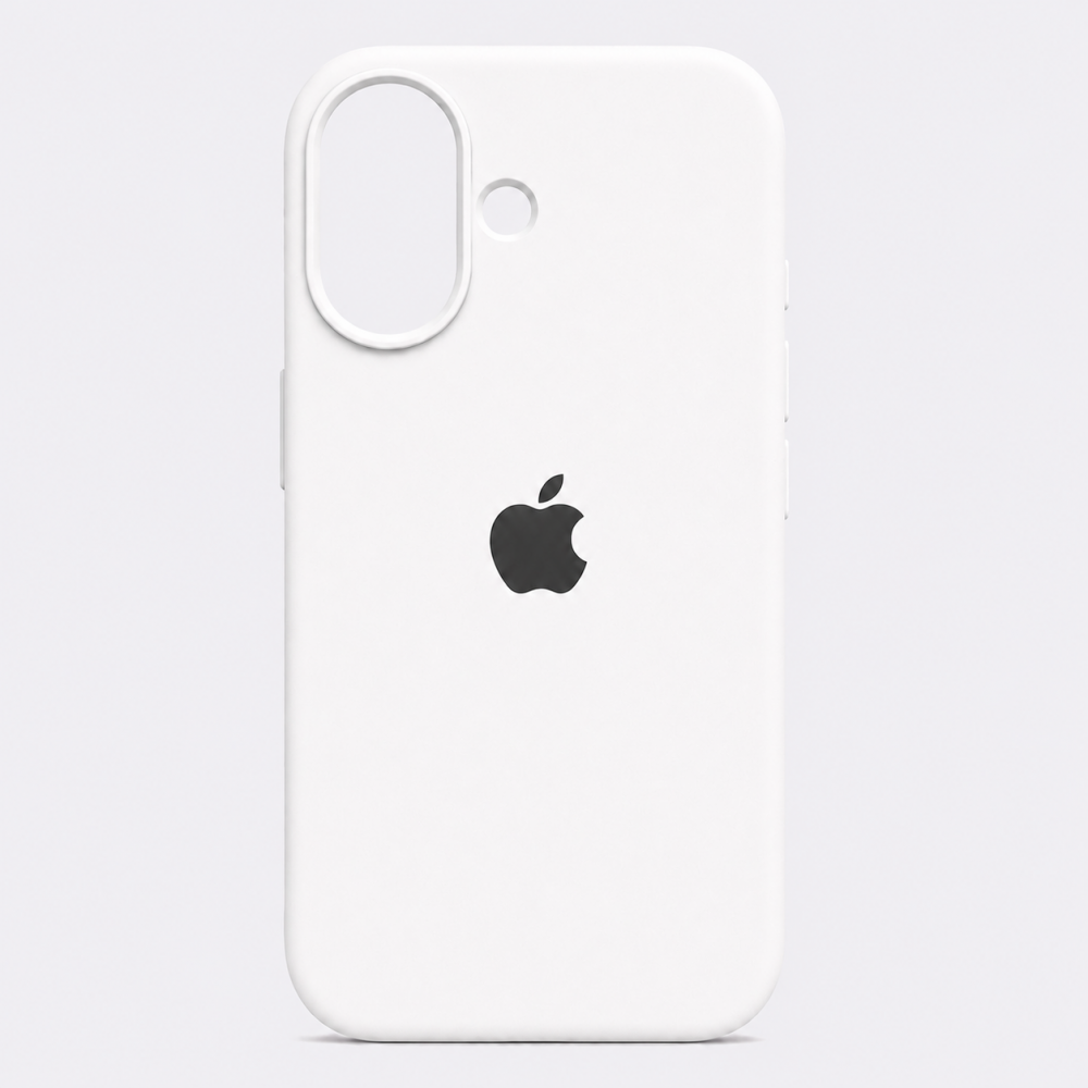 Funda de silicona blanca para iPhone 17