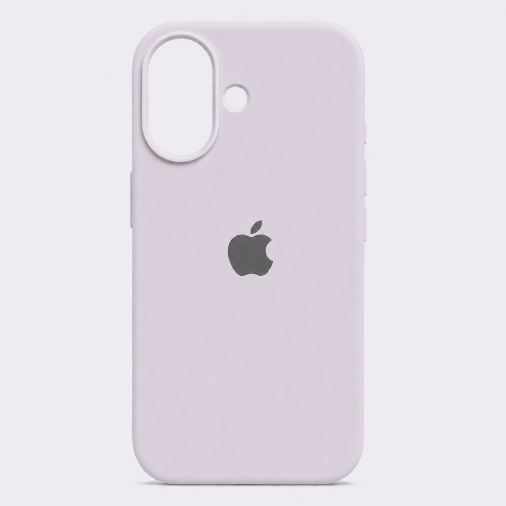 Funda de silicona beige para iPhone 17