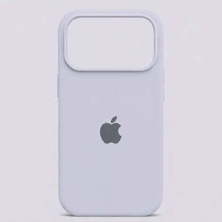 Funda de silicona Haze Gray para iPhone 17 Pro Max