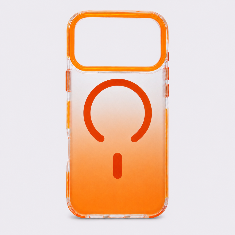 Funda MagSafe naranja para iPhone 17 Pro Max