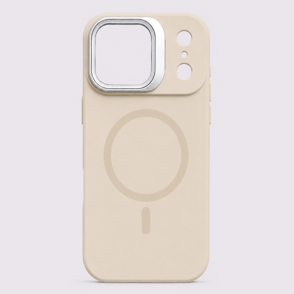 Case suede MagSafe iPhone 17 Pro Max Cold Bone